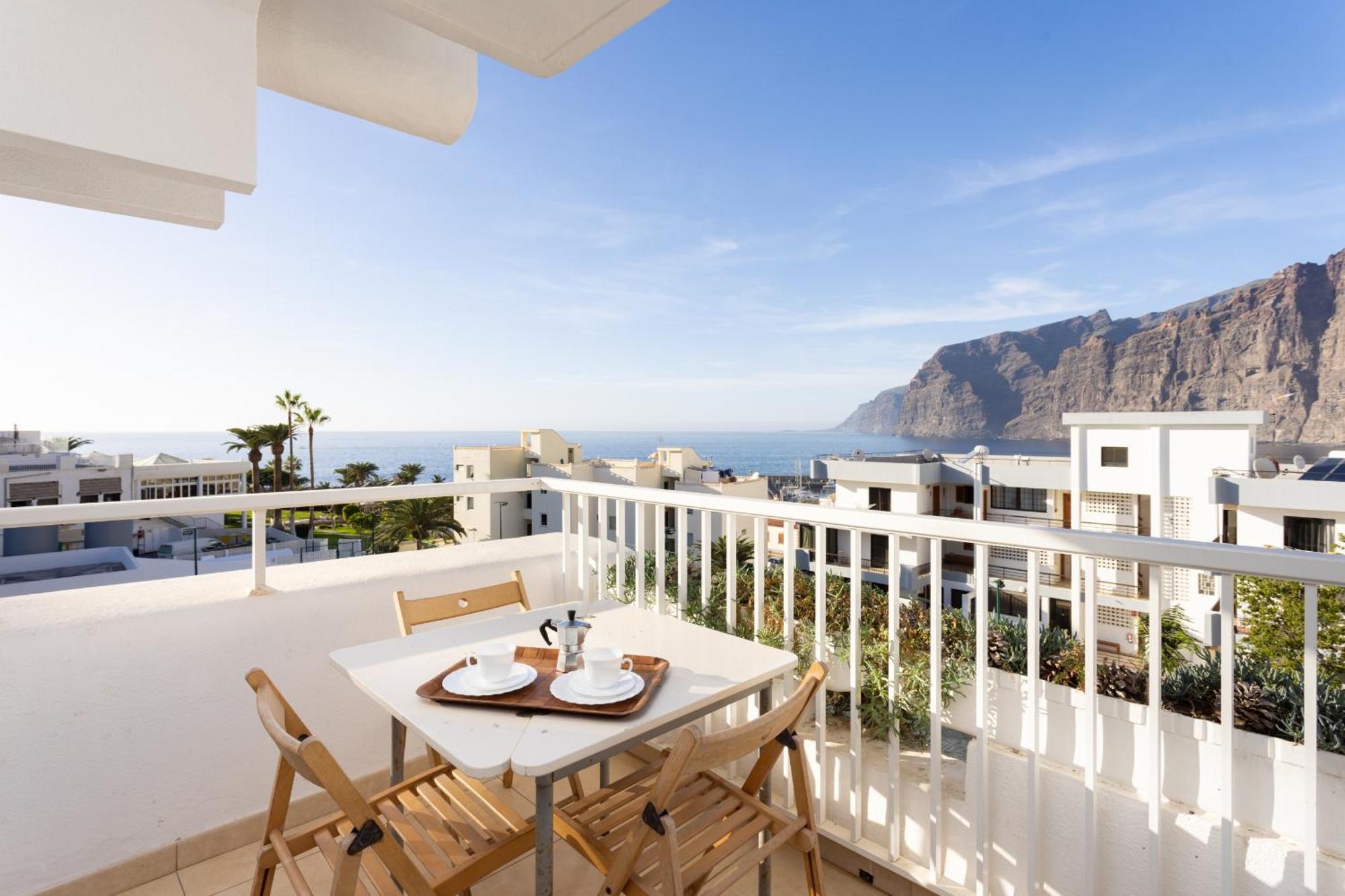 Okstay Los Gigantes With Ac, Terraces And Sea Views Santiago del Teide Eksteriør bilde